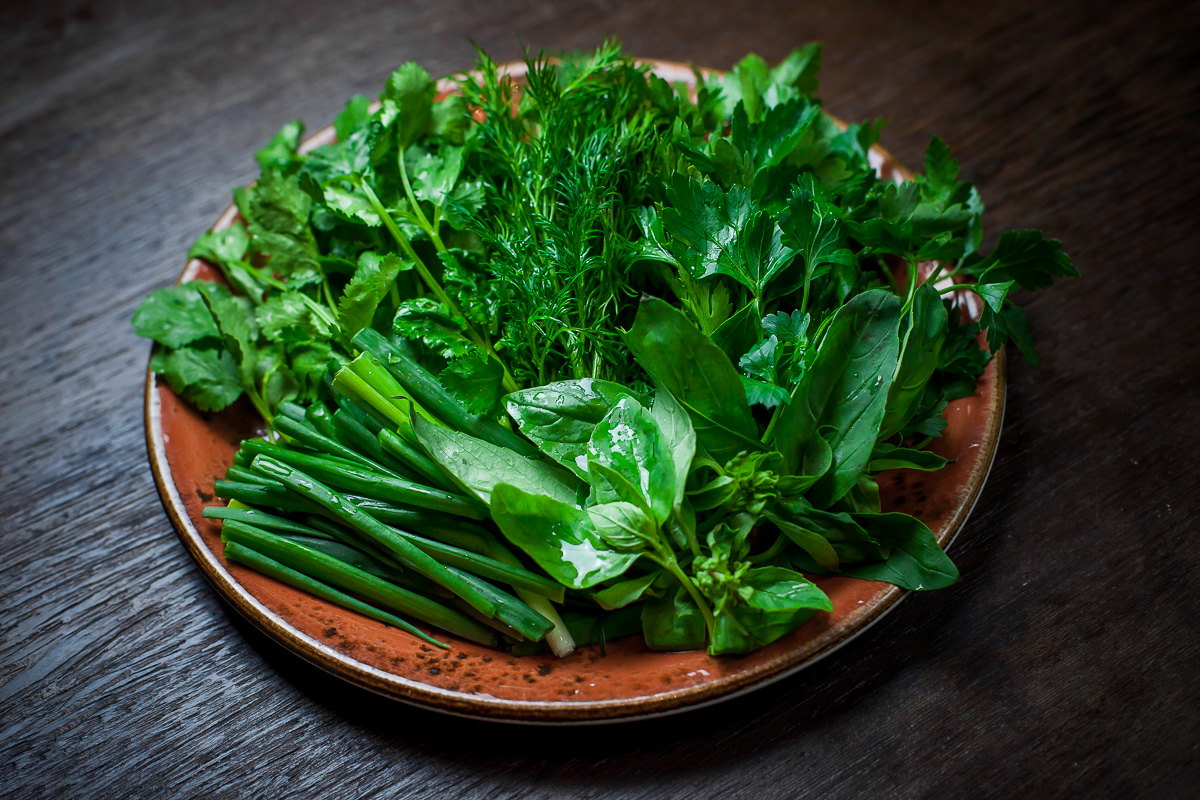 Свежая зелень